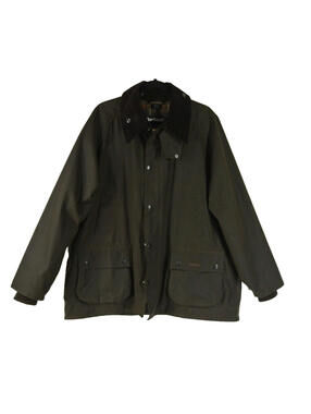 NEW, Barbour Beadnell Oversized Jacket in Olive Size 46 #WAX313